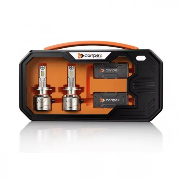 2 x Λαμπτήρες Conpex X8 Full Canbus LED Φώτα Πορείας Αυτοκινήτου 12V 9006 100W (2x50W) 6000K 10000Lm