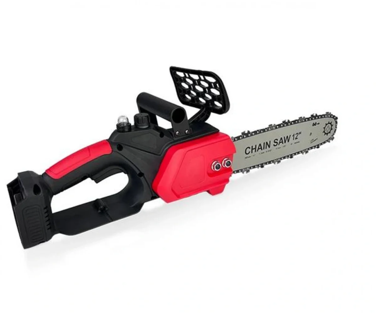 Ηλεκτρικό Επαναφορτιζόμενο Αλυσοπρίονο - Πριόνι με Λάμα 30εκ και 1 Μπαταρία 48v