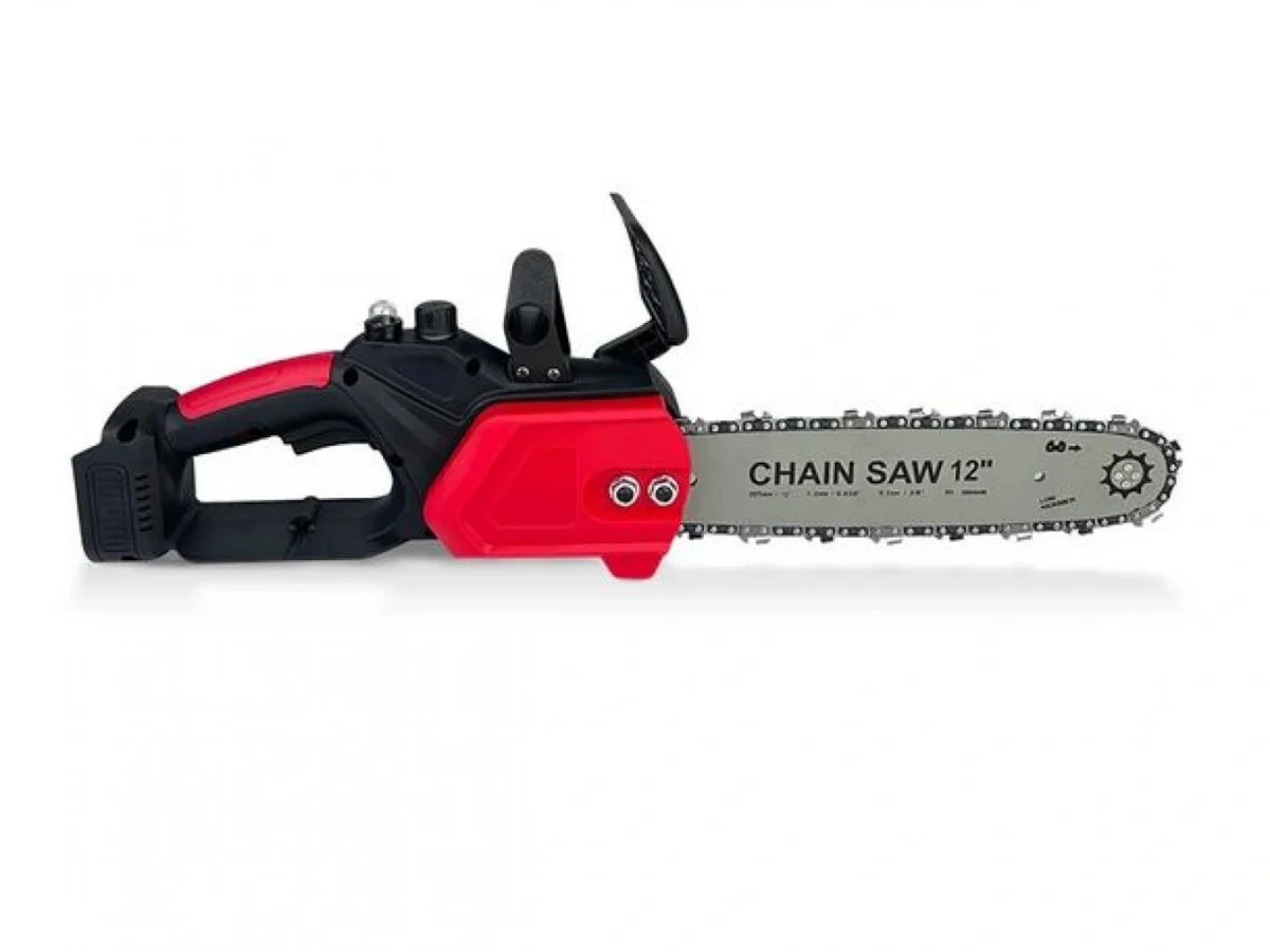 Ηλεκτρικό Επαναφορτιζόμενο Αλυσοπρίονο - Πριόνι με Λάμα 30εκ και 1 Μπαταρία 48v