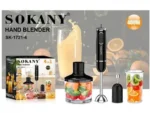 Μπλέντερ Χειρός με Ανοξείδωτη Ράβδο 400W Sokany SK-1721-4 Μαύρο