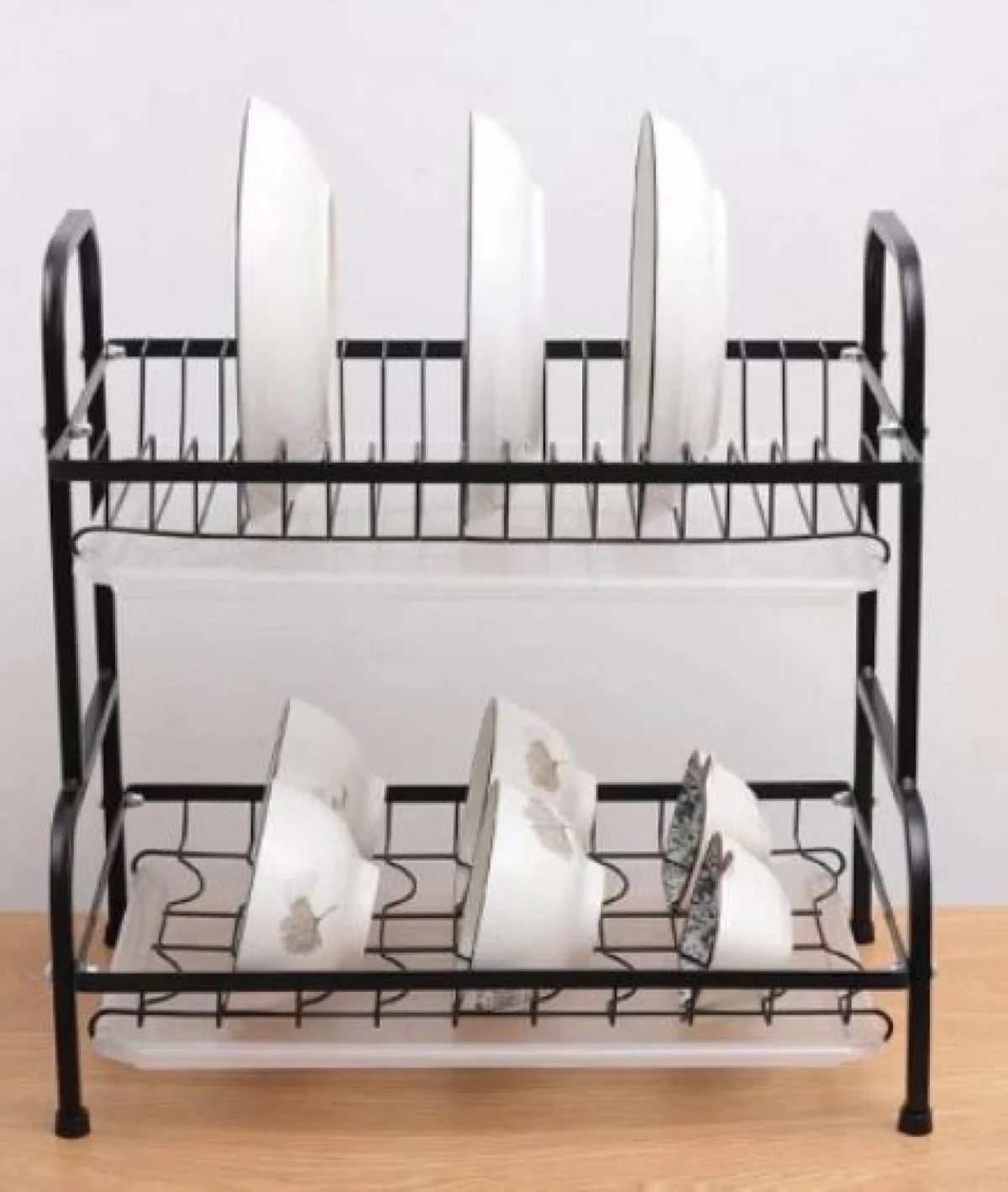 Μεταλλική Πιατοθήκη - Ραφιέρα - Στεγνωτήρας Νεροχύτη 3 Επιπέδων 55x27x51cm