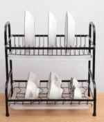 Μεταλλική Πιατοθήκη - Ραφιέρα - Στεγνωτήρας Νεροχύτη 3 Επιπέδων 55x27x51cm