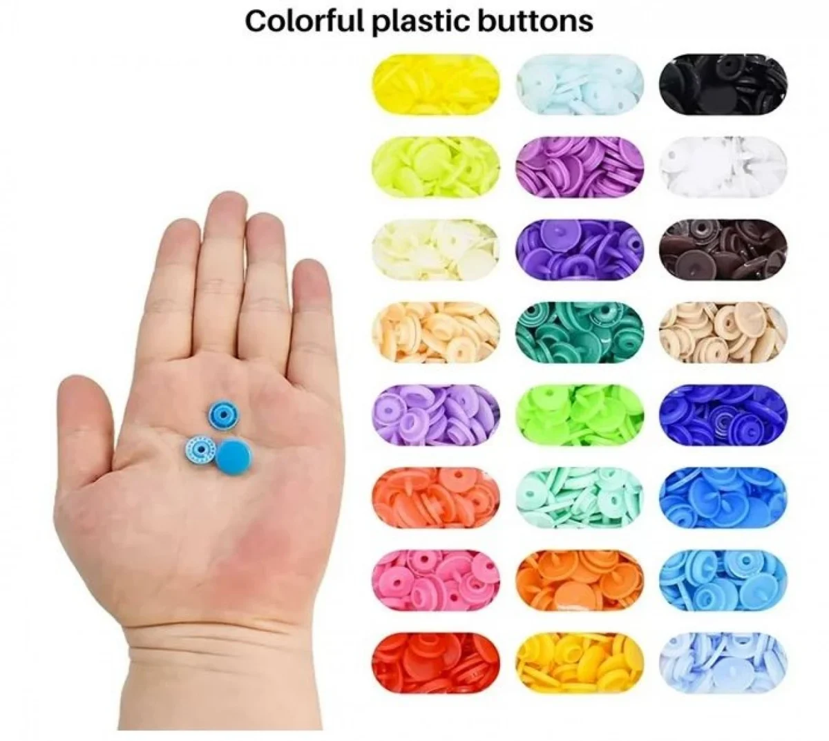 Σετ Κιτ Κουμπωτών DIY 300τεμ & Σετ Εργαλείων - Sewing Kit