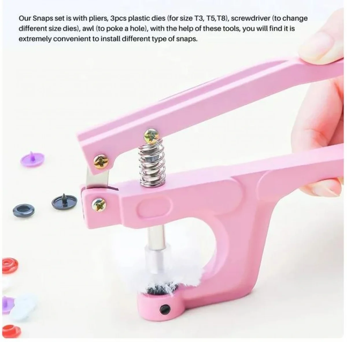 Σετ Κιτ Κουμπωτών DIY 300τεμ & Σετ Εργαλείων - Sewing Kit