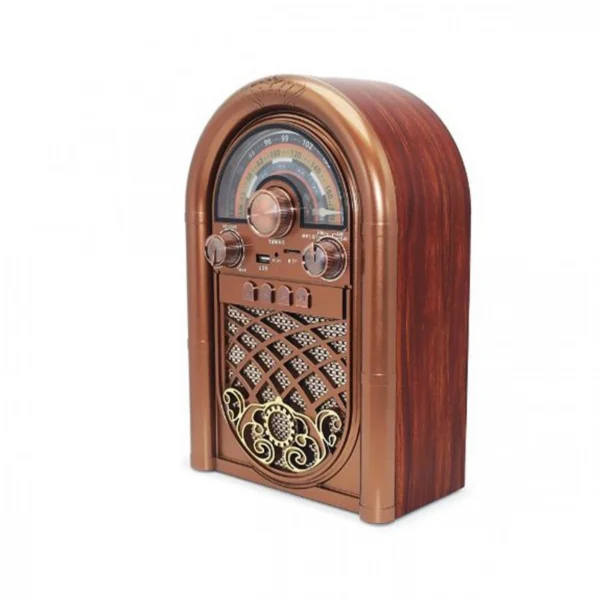 Vintage Ξύλινο Ραδιόφωνο Bluetooth FM R-1950BTL