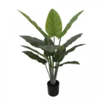 100cm Τεχνητό Διακοσμητικό Φυτό Αλοκάσια σε Γλάστρα