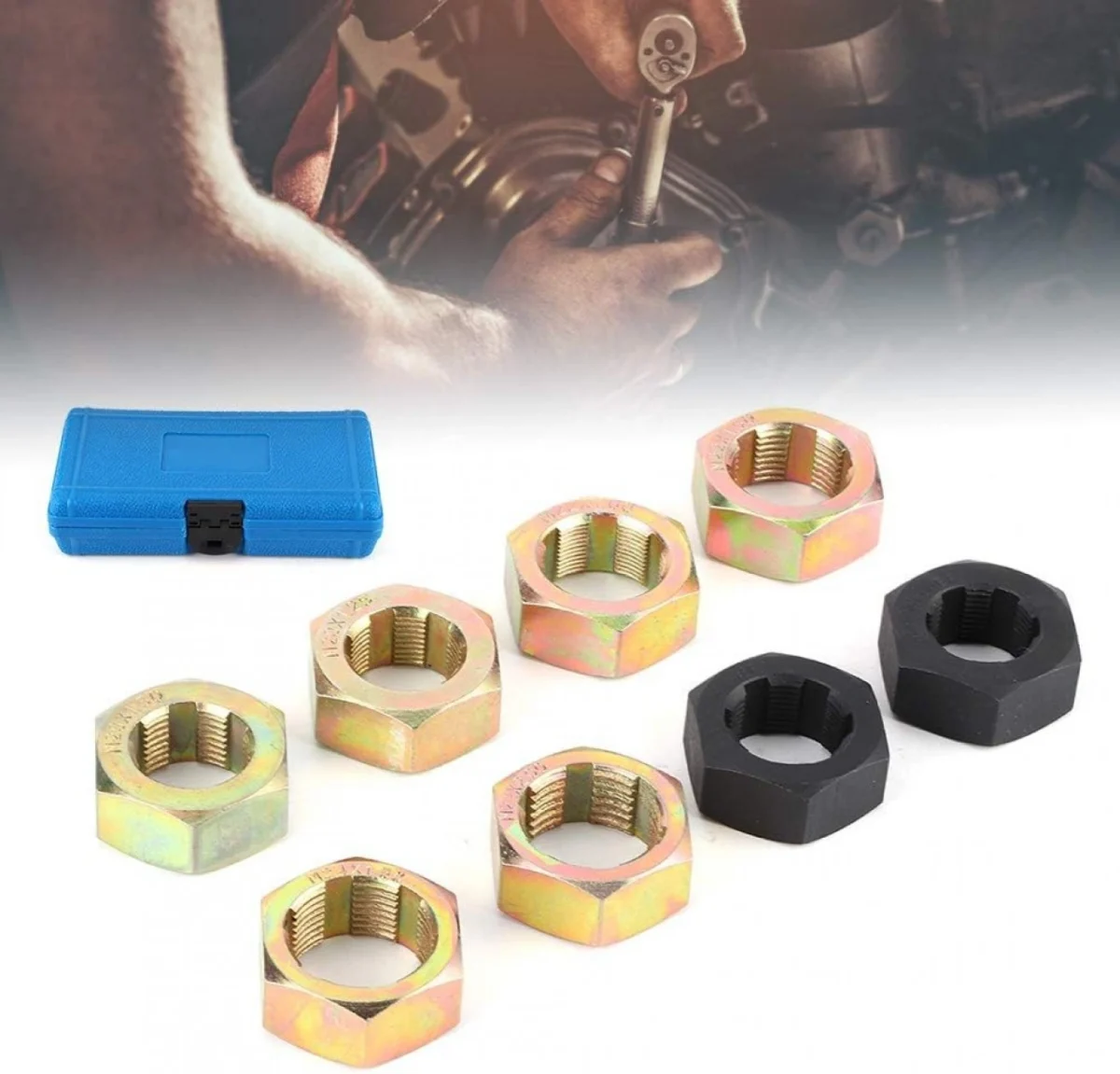 Σετ 8 Τεμάχια Κολαούζα Παξιμάδι