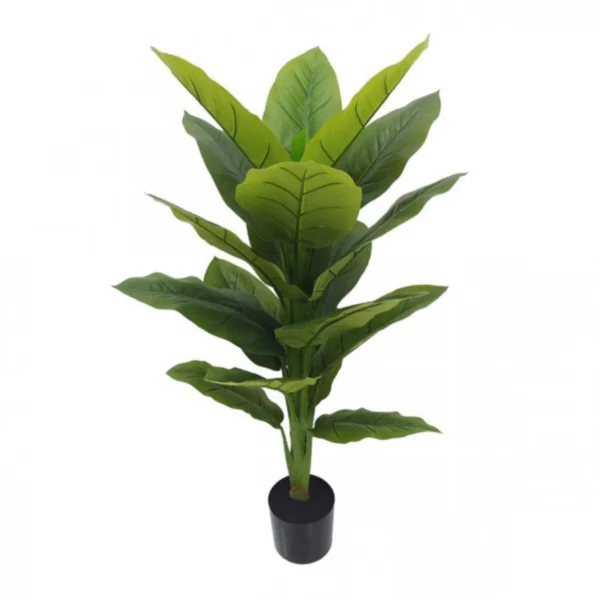 120cm Τεχνητό Διακοσμητικό Φυτό Σπαθίφυλλο σε Γλάστρα