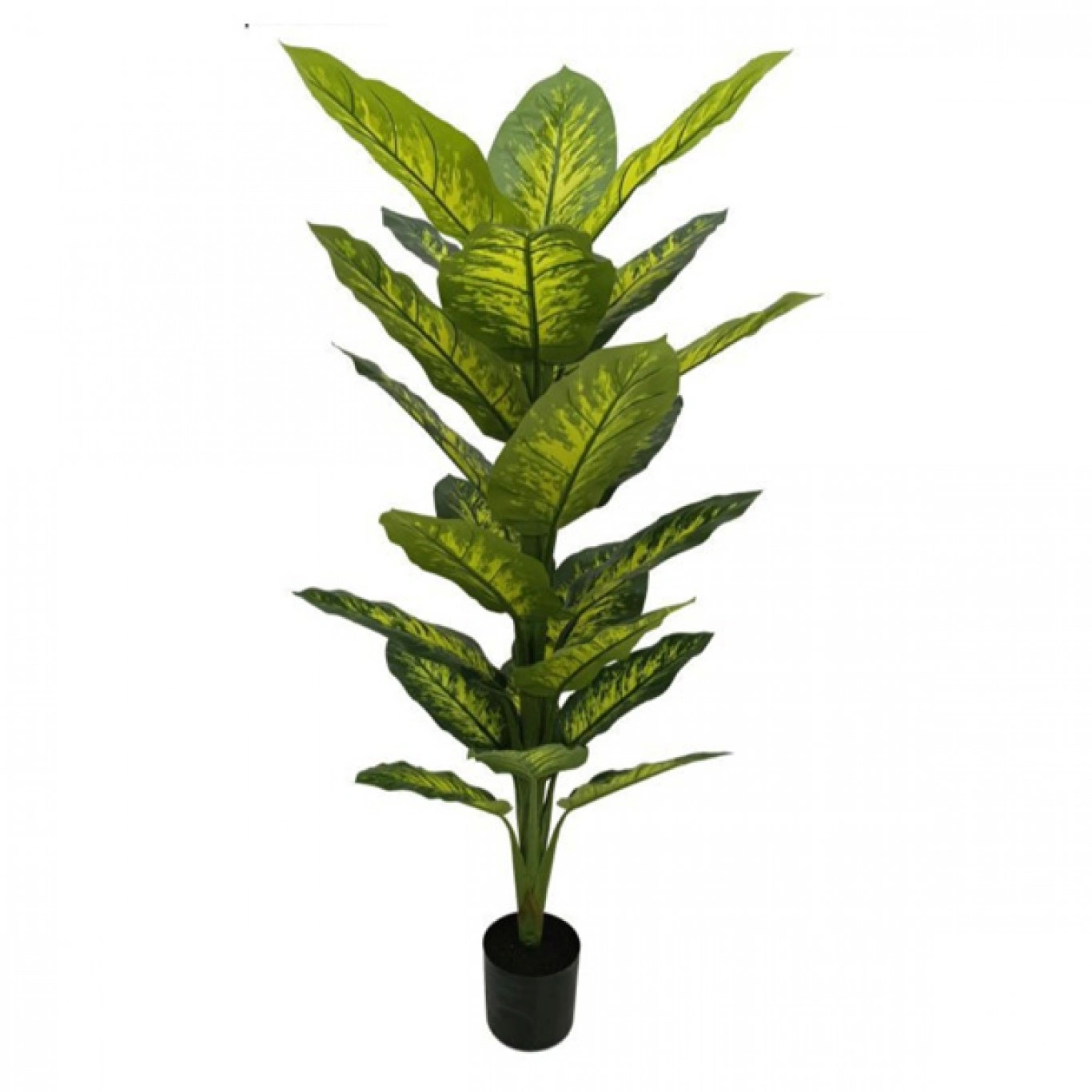 160cm Τεχνητό Διακοσμητικό Φυτό Ντινφεμπάχια σε Γλάστρα 160cm Τεχνητό Διακοσμητικό Φυτό Ντινφεμπάχια σε Γλάστρα