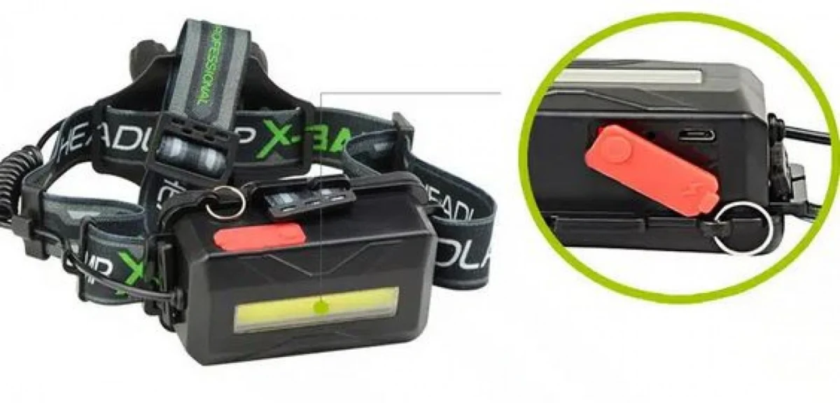 Επαναφορτιζόμενος φακός κεφαλής 5 Led T6 Toach R5