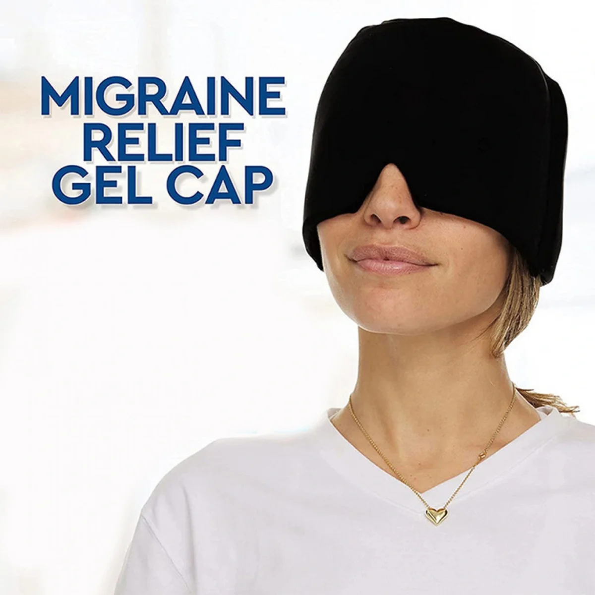 Μάσκα Κομπρέσα με Gel Παγοκύστη για Πονοκεφάλους και Ημικρανίες