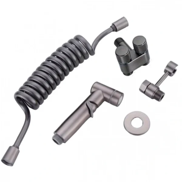 Επιτοίχιο Σετ Ντους Μπιντέ για την Λεκάνη της Τουαλέτας