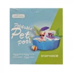 Πισίνα για Σκύλους Πτυσσόμενη, Μπλε, 30x120cm