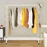 Μονή Κρεμάστρα Δαπέδου Καλόγερος Παπουτσοθήκη Μεταλλικό Λευκό 110x40x150cm