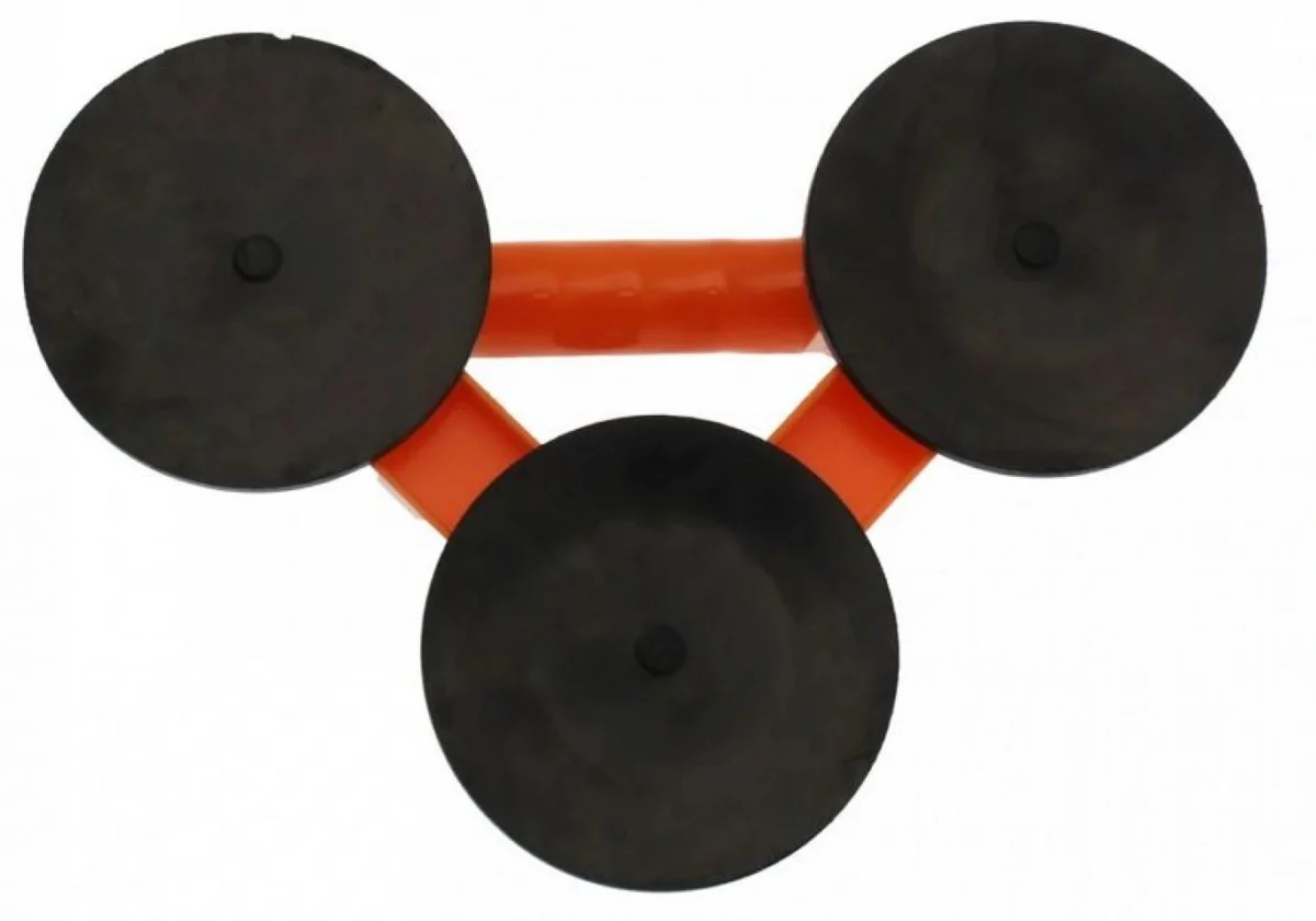 Τριπλή Βεντούζα Μεταφοράς Τζαμιών Διαμέτρου 120mm με Ικανότητα Συγκράτησης έως 80kg