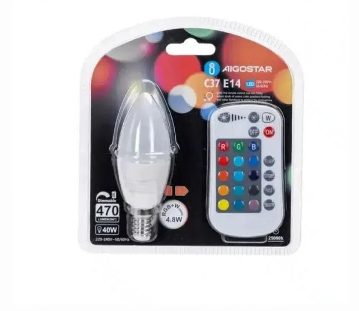 Aigostar Smart WiFi Λάμπα Led E27 G45 580 Lumens