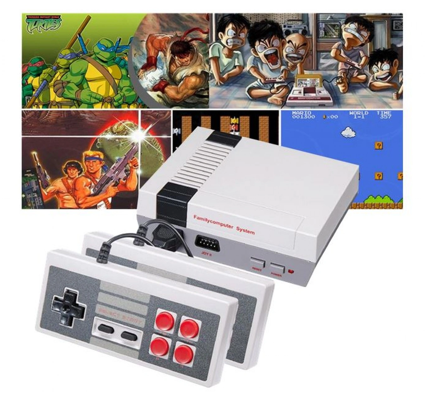 Ρετρό Παιχνιδομηχανή με 2000 παιχνίδια - Mini Entertainment System Ρετρό Παιχνιδομηχανή με 2000 παιχνίδια - Mini Entertainment System