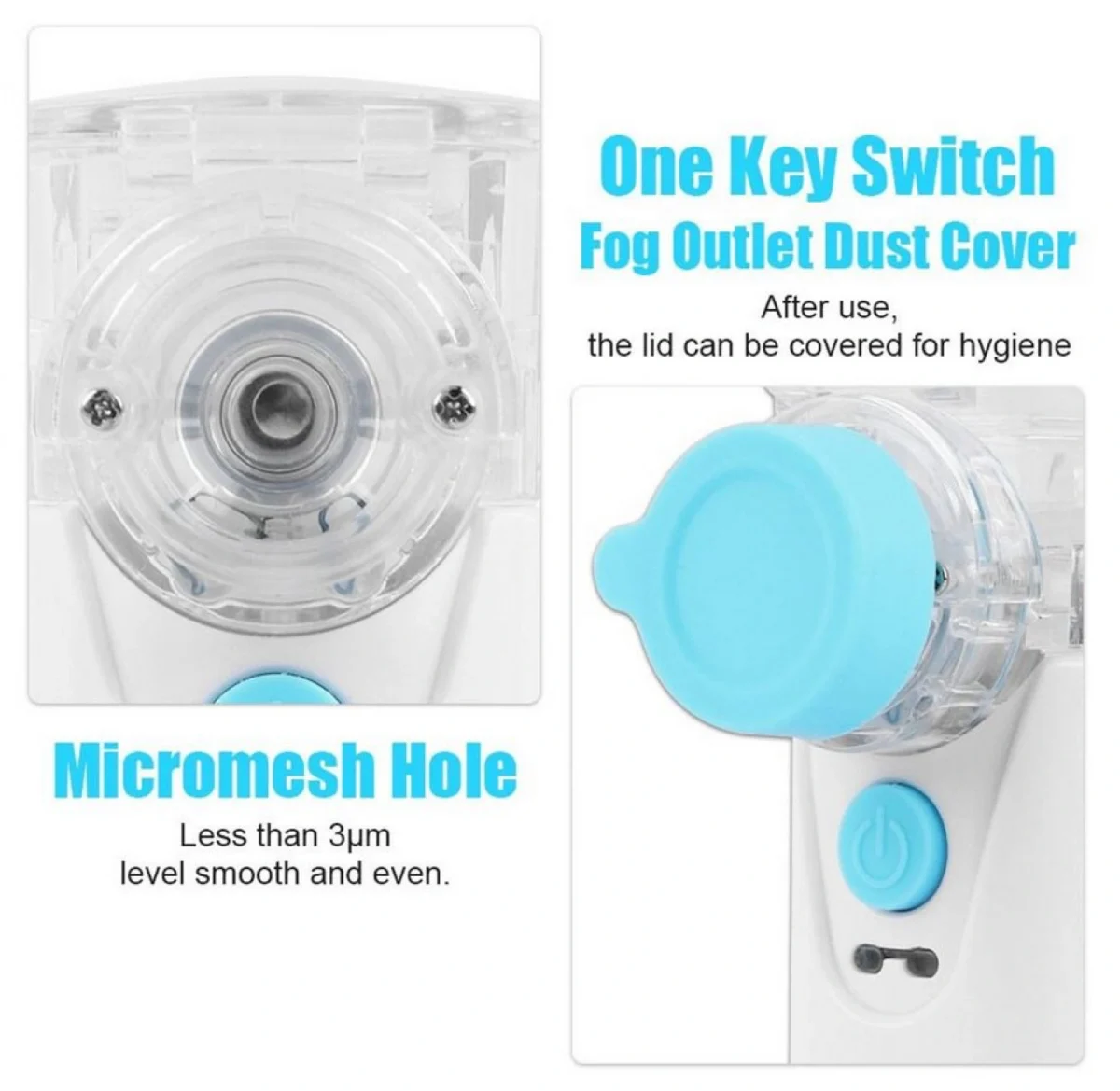 Επαναφορτιζόμενος Νεφελοποιητής Φαρμάκων για Βρέφη και Ενήλικες CK-AT019