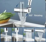 360° Περιστρεφόμενη Πολυλειτουργική Προέκταση Βρύσης Ακροφυσίου Νερού