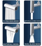 360° Περιστρεφόμενη Πολυλειτουργική Προέκταση Βρύσης Ακροφυσίου Νερού