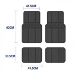 Πατάκια Αυτοκινήτου Από Λάστιχο Σετ 4 Τεμαχίων 028