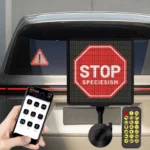 LED Smart Screen Pixel Οθόνη για το Πίσω Τζάμι του Αυτοκινήτου με Βεντούζα Στήριξης 32x32cm