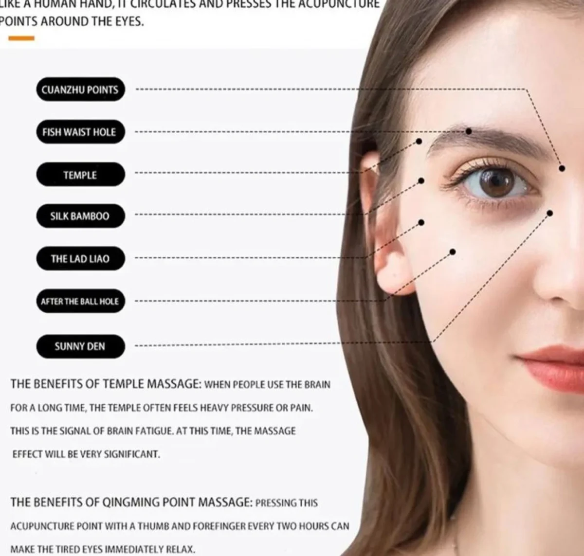 Salorie Smart Συσκευή Μασάζ Ματιών με Δόνηση και Λειτουργία Θέρμανσης SAL5216D