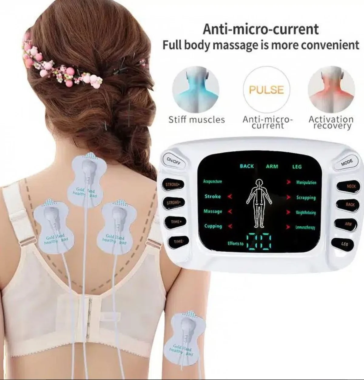 Συσκευή Μασάζ - Ηλεκτροθεραπείας Με Παντόφλες JR309A
