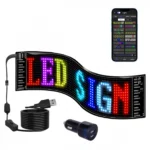 LED Εύκαμπτη Οθόνη Πάνελ - Πινακίδα Bluetooth με Προσαρμοσμένο Κείμενο και Κινούμενη Εικόνα μέσω App 10×37εκ