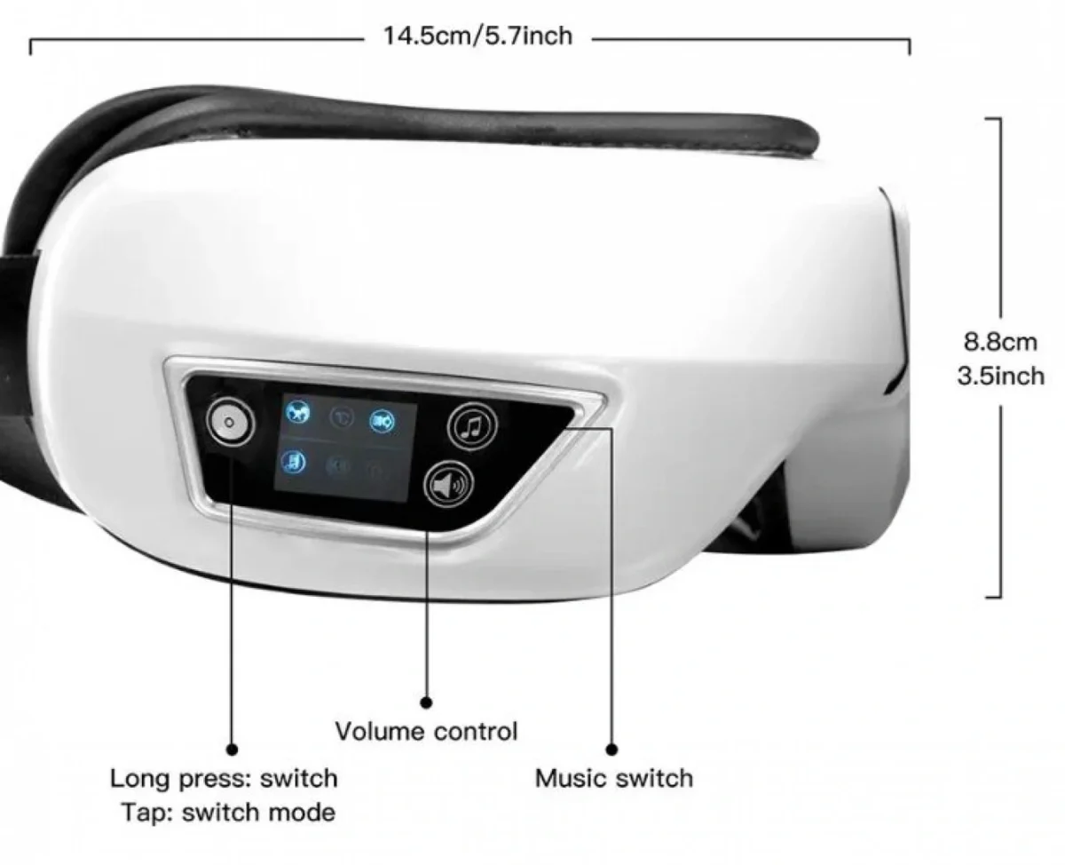 Salorie Smart Συσκευή Μασάζ Ματιών με Δόνηση και Λειτουργία Θέρμανσης SAL5216D