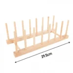 Ξύλινη Διώροφη Πιατοθήκη 45.5x33.5cm