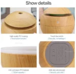 Υγραντήρας Υπερήχων & Συσκευή Αρωματοθεραπείας - Ultrasonic Diffuser HM-2285