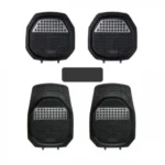 Πλήρες Σετ 5 Τεμάχια Universal Αντιολισθητικά Λαστιχένια Πατάκια Αυτοκινήτου με Μεταλλική Ενίσχυση