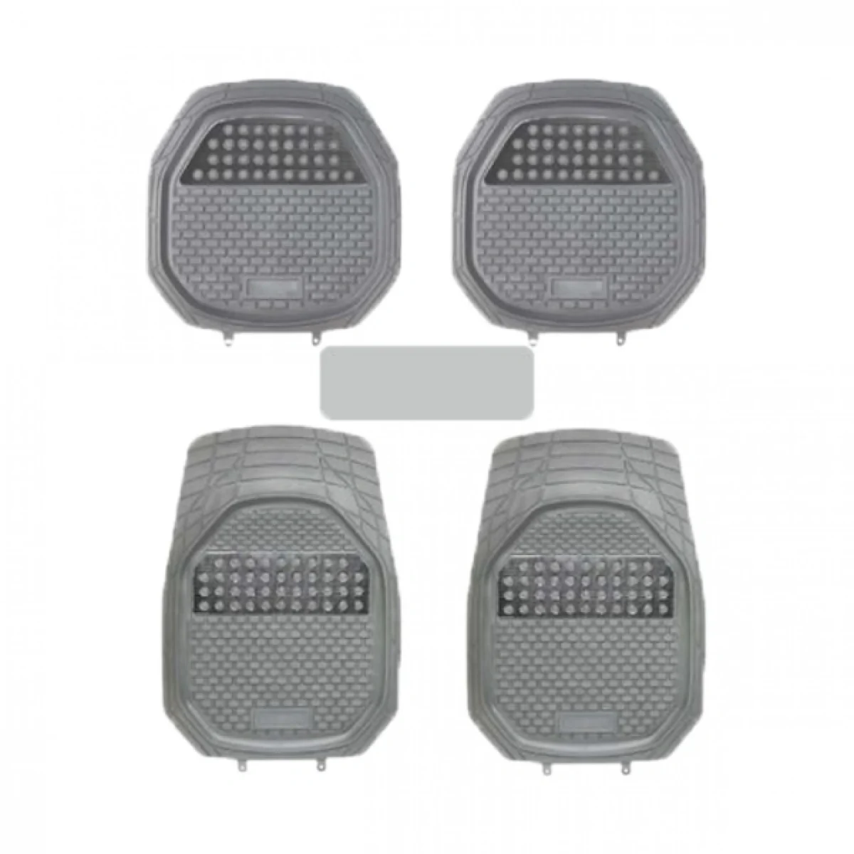 Πλήρες Σετ 5 Τεμάχια Universal Αντιολισθητικά Λαστιχένια Πατάκια Αυτοκινήτου με Μεταλλική Ενίσχυση