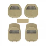 Πλήρες Σετ 5 Τεμάχια Universal Αντιολισθητικά Λαστιχένια Πατάκια Αυτοκινήτου με Μεταλλική Ενίσχυση