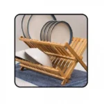 Ξύλινη Διώροφη Πιατοθήκη 45.5x33.5cm