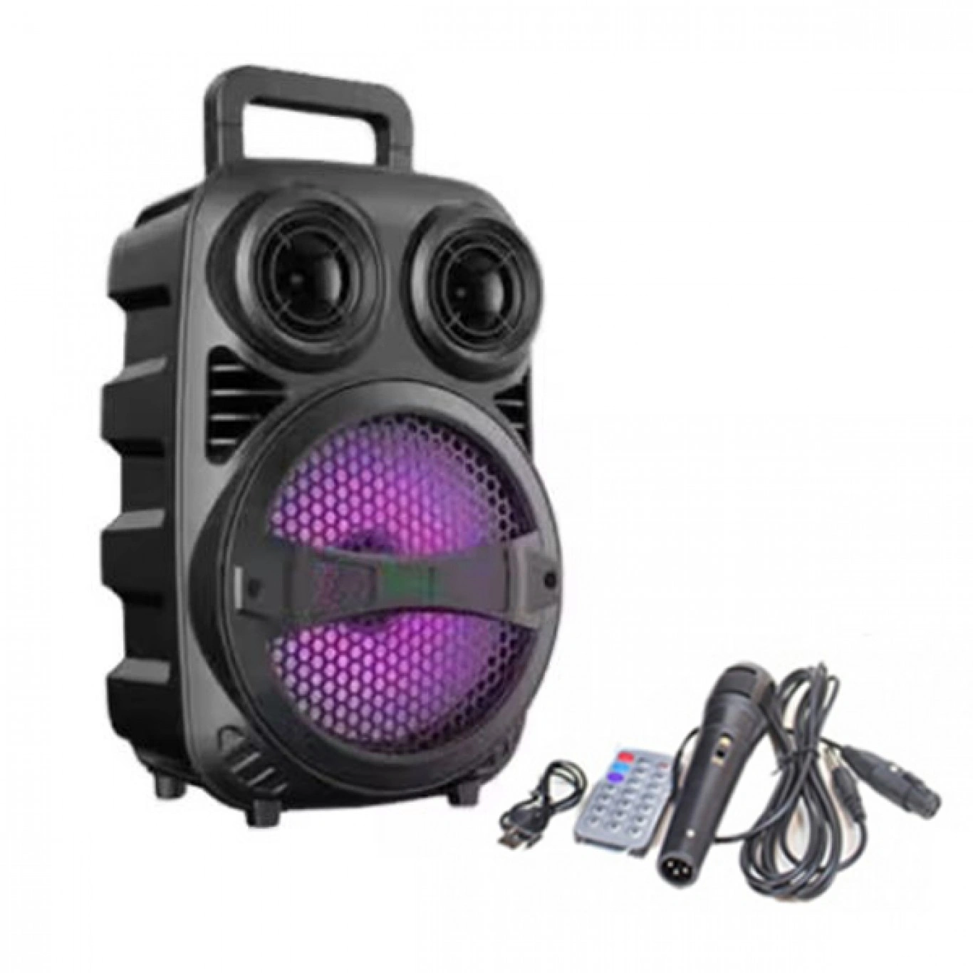 Φορητό Στερεοφωνικό Ασύρματο Ηχείο Karaoke USB Φόρτισης με Ενσύρματο Μικρόφωνο Bluetooth Speaker Μαύρο BT-2083 Φορητό Στερεοφωνικό Ασύρματο Ηχείο Karaoke USB Φόρτισης με Ενσύρματο Μικρόφωνο Bluetooth Speaker Μαύρο BT-2083