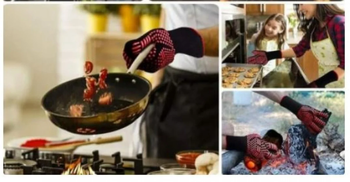 Πυρίμαχα Γάντια από Σιλικόνη για Υψηλές Θερμοκρασίες Hot hands-OEM