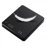 Επαναφορτιζόμενη Ψηφιακή Ζυγαριά Ακριβείας Κουζίνας AB-C04 Μαύρη με Μέτρηση από 0,1g έως 3kg