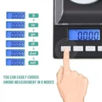 Μίνι Ζυγαριά Ακριβείας AB-C06 με Διαφανές Προστατευτικό Κάλυμμα 0,001g-100g