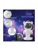 Led Φωτιστικό - Ηχείο Bluetooth Προτζέκτορας Nebula Αστροναύτη