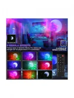 Led Φωτιστικό - Ηχείο Bluetooth Προτζέκτορας Nebula Αστροναύτη