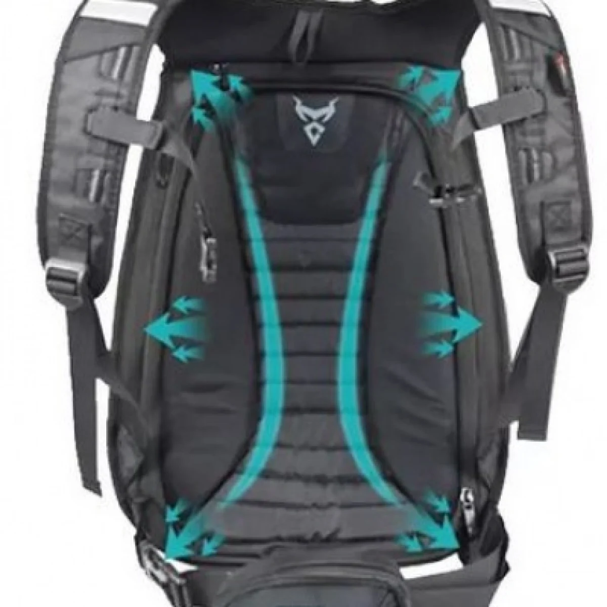 Αδιάβροχο Σακίδιο Πλάτης Αναβάτη Μοτοσικλέτας με Σκληρό Κέλυφος 30L Αναβάτη Μοτοσικλέτας MC0077