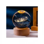 Φωτιστικό Κρυστάλλινη Σφαίρα Χαραγμένη Εσωτερικά με Λέιζερ - Ηλιακό Συστημα