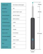Επαναφορτιζόμενο Ωτοσκόπιο WiFi με κάμερα και Εφαρμογή για Smartphone