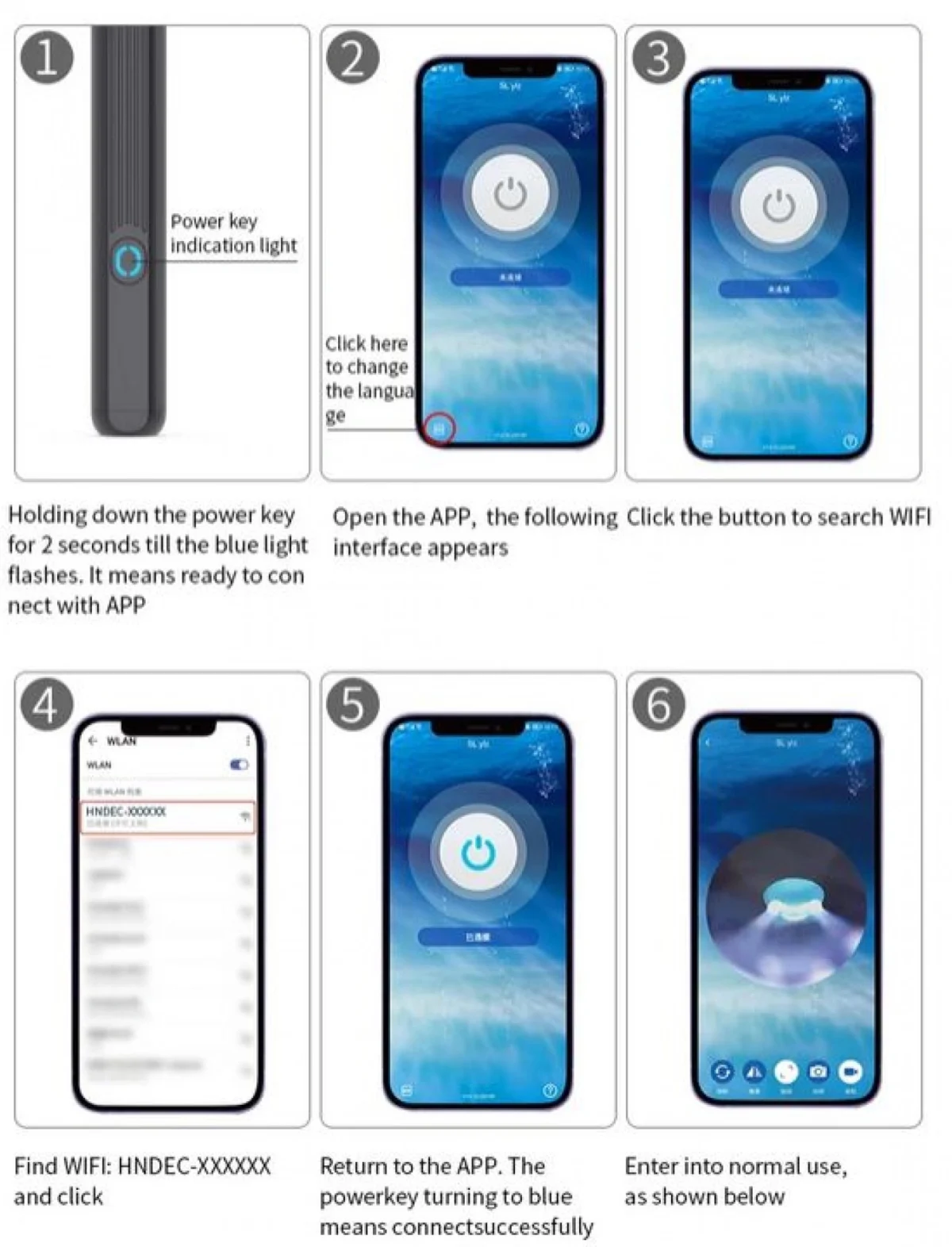 Επαναφορτιζόμενο Ωτοσκόπιο WiFi με κάμερα και Εφαρμογή για Smartphone