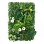 Τεχνητή Φυλλωσιά 60x42 cm με Μονστέρα, Υπόεστες και Μαργαρίτες