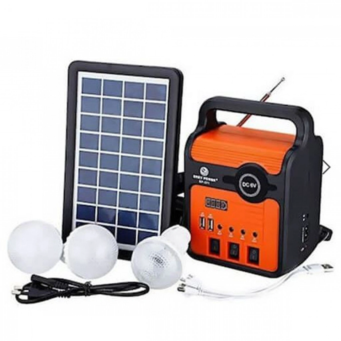 Ηλιακό Σύστημα Φωτισμού με Ραδιόφωνο – Bluetooth – Πάνελ – Power Bank EP-371BT Ηλιακό Σύστημα Φωτισμού με Ραδιόφωνο – Bluetooth – Πάνελ – Power Bank EP-371BT