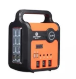 Mini Ηλιακό Σύστημα Φωτισμού με Powerbank USB, Ηλιακό Πάνελ 3.5W & 2 x Προβολείς με Cob LED 100LM - Solar Panel Lightning System