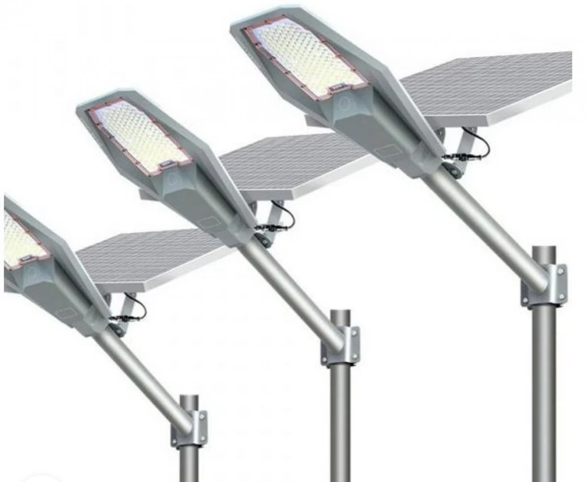 LED Ηλιακός Προβολέας 300W Ανθεκτικός στο Νερό με Τηλεχειρισμό & Χρονοδιακόπτη - LED Solar Street Lamp T300